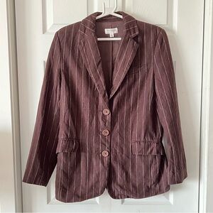Isaac Mizrahi Pinstripe Blazer